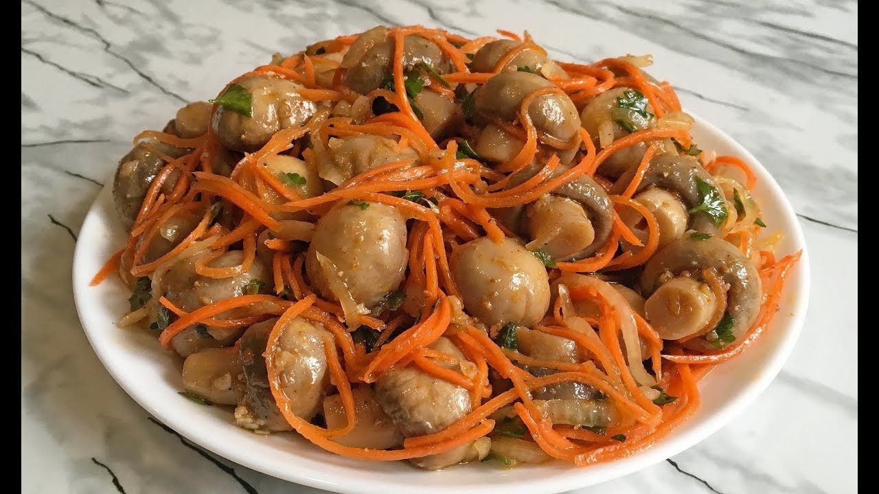 Маринованные грибы (вешенки)