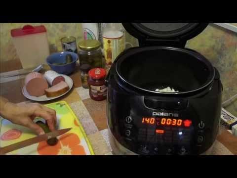Густая солянка с курицей и капустой в мультиварке