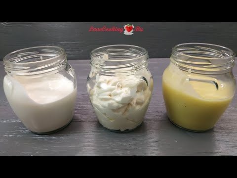 Постный майонез из фасоли