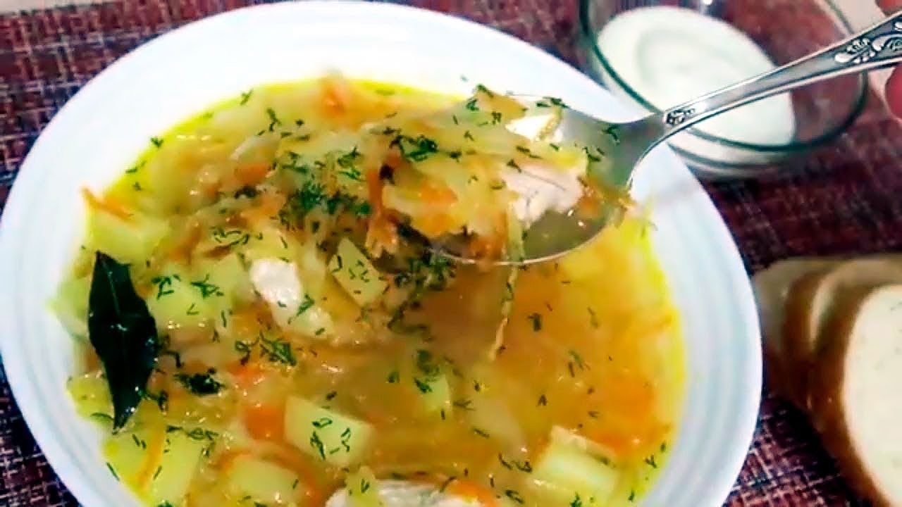 Суп с курицей и квашеной капустой