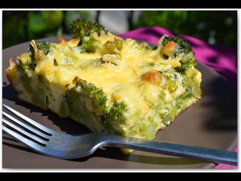 Запеканка из брокколи и брюссельской капусты с сыром